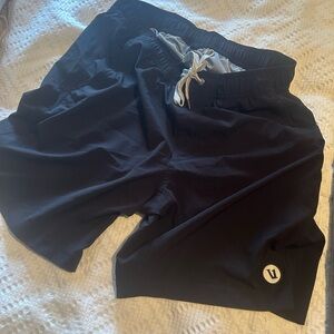 Vuori Black Athletic Men's Shorts